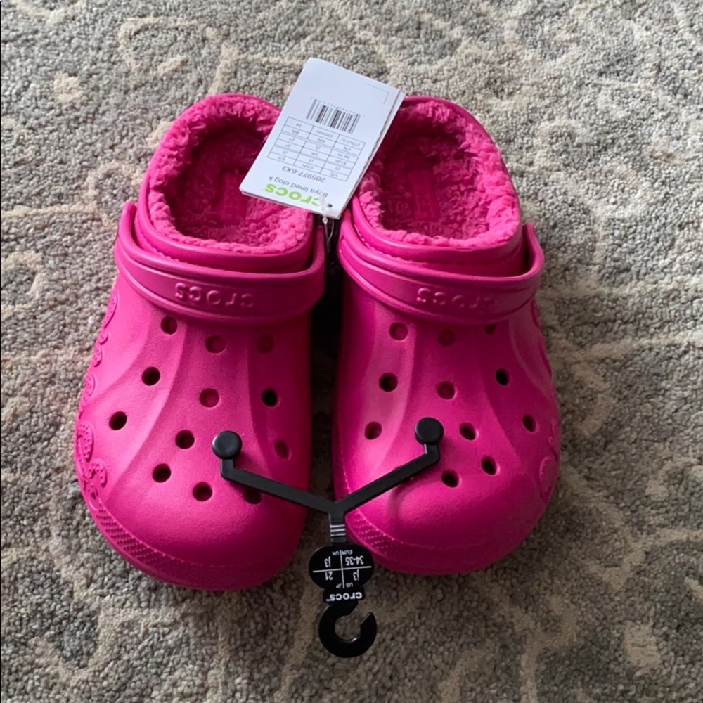 Fleece lined crocs